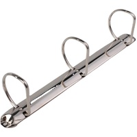 Porte-menu A4 personnalisé en gros, en fer robuste, chromé argenté, emballage en carton, fournitures de bureau et scolaires