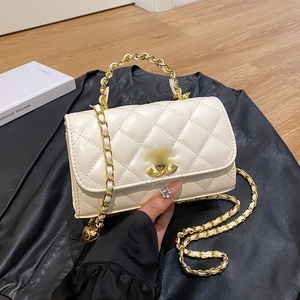 Mini Bolso de Mano Estilo 2026 para Mujer, de Gamuza, con Cadena Cruzada, Cierre de Diamantes, Tipo Clutch - Product Image 1