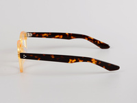 Lunettes tendance 2022, nouveau produit de mode, style japonais, assiette dorée transparente, cadres optiques, à la mode
