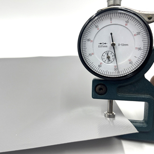 Trung Quốc Tùy Chỉnh PVC Tráng Đồng Bằng Ngành Công Nghiệp Bạt Ngoài Trời Không Thấm Nước Chống Cháy Nước Mắt Chống Nắng Mái Hiên Vải - Product Image 4