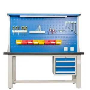 Multifunction Technician Electric Adjustable Factory Workbench Heavy Duty Workbench