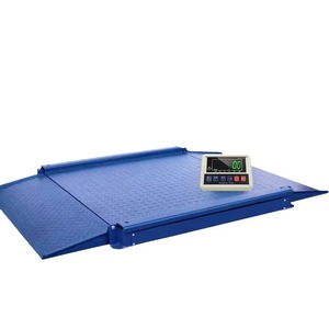 Plateforme de pesage industrielle électronique Veidt de 3 tonnes, en acier au carbone épaissi à double couche, avec écran LCD, OEM, rampe ultra-basse, petite balance au sol - Product Image 6