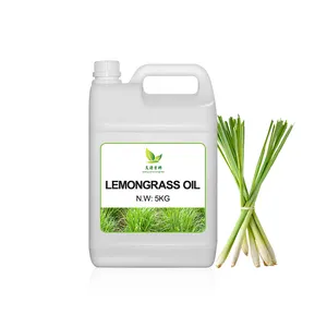 Óleo essencial de capim-limão orgânico de marca própria em massa pura, desodorante natural para cuidados com a pele, perfumaria e meditação, matéria-prima