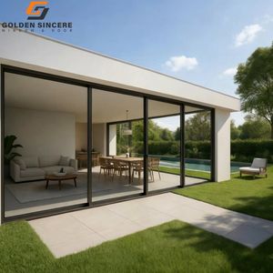 Puerta Corredera Panorámica de Aluminio Delgado GS Architectural para Hogares Contemporáneos - Product Image 6