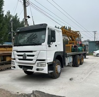 Pompe de forage de puits d'eau sur camion hydraulique personnalisée, moteur diesel, profondeur 400m, haute efficacité, ISO9001