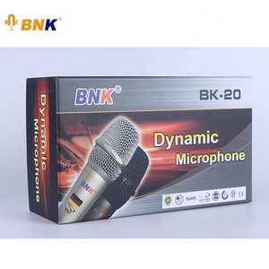 Microphone filaire à <span class=keywords><strong>corps</strong></span> métallique BNK Microfone Voz Com Fio Microphone dynamique BK-20 - Product Image 3
