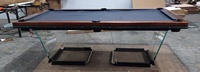 Table de billard de luxe en ardoise de verre de 8 pieds