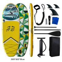 Planche de paddle gonflable Drop Stitch, plusieurs couleurs, antidérapante, résistante à l'usure, style rayé, pour sports nautiques en plein air