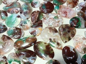 หินคริโซเพรสธรรมชาติอัญมณีทรงหลวมสำหรับทำเครื่องประดับทำหินขัดสีเขียวสดใสเหมาะสำหรับแหวน - Product Image 6