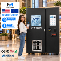 Distributeur automatique de glace Ice Station avec écran tactile, distributeur en libre-service, vente en gros, OEM, ODM