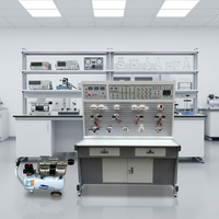 Nouvelle technologie éducative formation professionnelle didactique pneumatique et PLC Kit expérimental en métal avec fonction de débogage informatique