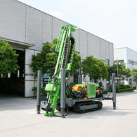 Foreuse de puits d'eau portable sur chenilles de haute qualité, machine de forage de trous profonds de 2000 m, avec tuyau de forage et trépans à roche en option, en promotion