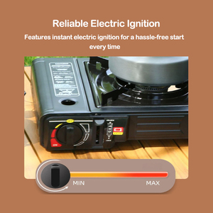Table de cuisson à gaz portable multifonctionnelle 2-en-1 en acier inoxydable 3200w Supports LP Butane Gas Fue for Car Outdoor <span class=keywords><strong>Camping</strong></span> <span class=keywords><strong>Kitchen</strong></span> - Product Image 5