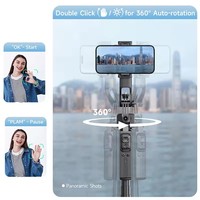 C17 AI suivi du visage contrôle gestuel 360 degrés réglable caméra trépied détachable téléphone Clip quadrupode Selfie bâton