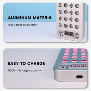 Lampu Terapi Cahaya LED Portabel Kecil untuk Penggunaan di Rumah dari Ideared Clinic, Perangkat Medis LED yang Praktis dengan Cahaya Merah untuk Menghilangkan Rasa Sakit - Product Image 5