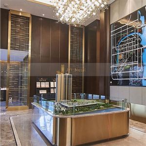 EX705 Modern Foldable Custom Stainless Steel Laser Cut Privacy Room Dividers - Product Image 3