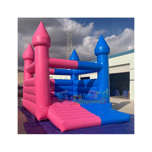 Castillo Inflable Blanco de 13x13 para Revelación de Género, Castillo Inflable para Bodas <span class=keywords><strong>en</strong></span> <span class=keywords><strong>Venta</strong></span> con Diferentes Colores para Negocios de Alquiler - Product Image 1