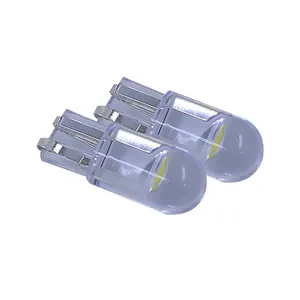 新设计高流明 T10 COB 3030 T10 194 168 2825 W5W 内饰 LED 灯泡，用于汽车更换 12V 24V