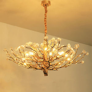 Luminaire suspendu moderne et créatif dans le hall d'un hôtel Luminaire de direction artistique moderne Pendentif en cristal pour restaurant - Product Image 1