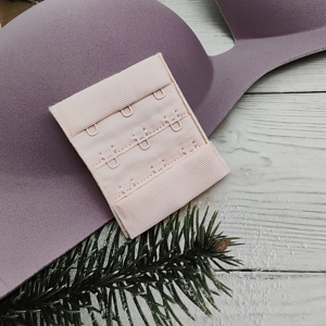 Accessoires de lingerie de luxe personnalisés : Bande auto-agrippante pour soutien-gorge avec 3 crochets et 3 rangées, rallonge de soutien-gorge avec boucle métallique dorsale - Product Image 2