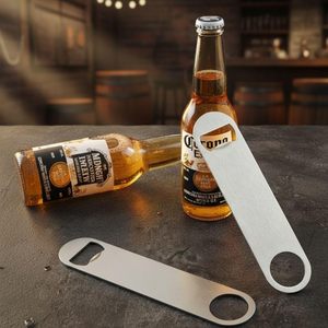 Abridor de Botellas de Cerveza de Acero Inoxidable Plateado, con Logotipo Personalizado por Sublimación, Venta al Por Mayor de Fábrica - Product Image 3