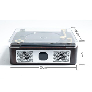 Reproductor de CD Retro con Bluetooth 5.4, Estilo Tocadiscos Vintage, Altavoz Estéreo HiFi, Compatible con CD/CD-R/DVD/WAV, Portátil e Inalámbrico - Product Image 2