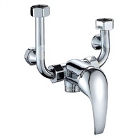 Chauffe-eau électrique, accessoires de robinetterie en U, ensemble complet moderne et simple pour salle de bain, robinet d'eau froide et chaude, pomme de douche