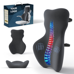 <span class=keywords><strong>Coussin</strong></span> de soutien <span class=keywords><strong>lombaire</strong></span> orthopédique à dossier haut en mousse à mémoire de forme avec sangle réglable pour sièges de bureau, de voiture et de jeu - Product Image 1
