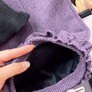 Ensemble 3 pièces pour filles d'hiver, style chinois, veste matelassée en laine et pantalon doublé en polaire, vêtements pour enfants, 90-150 cm - Product Image 6