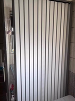 Porte pliante insonorisée en aluminium et polycarbonate à cadre étroit pour chambre et salon – Cloison pliable