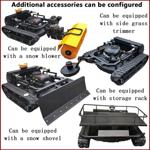 Tondeuse à gazon autotractée à essence de qualité industrielle avec télécommande, souffleuse à neige 2 en 1, châssis en acier, coupe réglable - Product Image 5