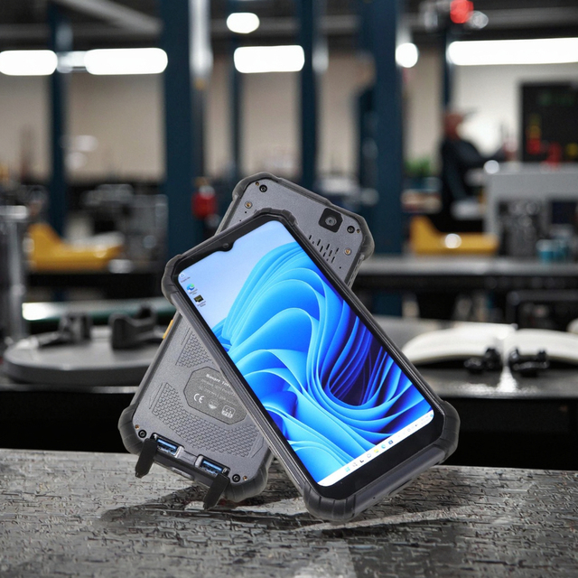 6.5 Inch Winds 10 Handheld Rugged PDA with 8G RAM 256G ROM Android 11 IP68 2D Barcode Scanner Docking Station CPU Stock Product