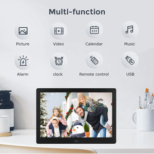 Cornice per foto digitale multifunzione ad alta definizione per lettore di film da 12 pollici adatta per regalo di natale - Product Image 3
