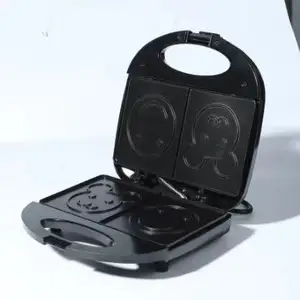 Nouveau Design Surface de cuisson antiadhésive plaque individuelle Machine à petit déjeuner amovible gaufre pour tout-petits <span class=keywords><strong>MICKEY</strong></span> <span class=keywords><strong>MOUSE</strong></span> PLAQUE - Product Image 1