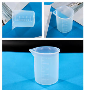 खाद्य ग्रेड सिलिकॉन मापने वाला कप 100 मिलीलीटर क्षमता गर्मी प्रतिरोधी और पर्यावरण के अनुकूल डिशवॉशर सुरक्षित - Product Image 2