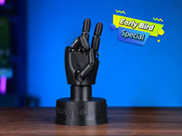 Chipboard Seeed Studio, Increíble Kit de Desarrollo de Mano Robótica de Código Abierto, Mano Humanoide Impresa en 3D con 8 Grados de Libertad