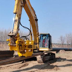 KS60 levha kazık ekskavatör sürücü ekskavatör monte sac kazık Vibro çekiç için yan kavrama hidrolik kazık çakma makinesi - Product Image 3