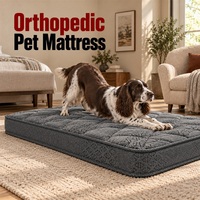 Tapis et coussins pour animaux de compagnie avec matelas orthopédique pour chien et dessus matelassé avec base à pois pour les marques de vente au détail et les acheteurs d'articles pour animaux.