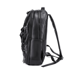 New Soft Leather3d <strong>Backpack</strong> PU Leather Waterproof <strong>Backpack</strong> Skull Fashion <strong>Daily</strong> <strong>Backpack</strong> for Men - Product Image 3