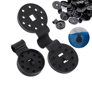 Clips de <span class=keywords><strong>tissu</strong></span> d'ombre pinces de <span class=keywords><strong>tissu</strong></span> d'ombre accessoires œillets pour couverture de maille de filet <span class=keywords><strong>tissu</strong></span> de protection solaire dans la serre d'arrière-cour de jardin - Product Image 3