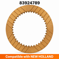 83924789 Plaque de friction en bronze pour transmission haute performance NEW HOLLAND, disque d'embrayage 133,4 mm, dents internes IT45, cb9