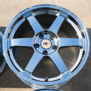 Rines Forjados YRO de 1 Pieza, 17-24 Pulgadas, 5x112, 5x120, 5x114.3, Diseño Cóncavo, Cromado Pulido, Super Single Rim para Toyota Supra JDM Tuning - Product Image 2