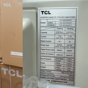 <span class=keywords><strong>Condizionatore</strong></span> d'Aria Split a Cassetta TCL Inverter Raffreddamento e <span class=keywords><strong>Riscaldamento</strong></span> R410A 4 Tonnellate 48000 BTU - Product Image 4
