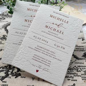 Invitaciones de Boda de Lujo Personalizadas Económicas OEM con Impresión en Grabado sobre Papel de Arte, Laminación Brillante y Relieve - Product Image 3