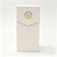 Boîte à parfum de luxe avec logo personnalisé, couvercle magnétique, boîte rigide haute pour flacon de parfum, emballage cadeau avec insert intérieur