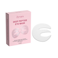 Masque pour les yeux personnalisé OEM ODM, masque pour les yeux hydratant hydrolysé, masque pour les yeux doux et respectueux de la peau, masque pour les yeux hydratant au collagène et aux peptides, masque pour les yeux en cristal