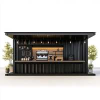 Vente extensible Boutique mobile 10 pieds 20 pieds Pop up Contemporaine Conteneur bar et Café Modulaire Dépanneur Maison