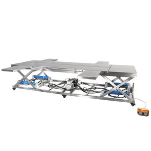 Mesa de Operaciones Veterinaria Hidráulica Eléctrica en Forma de V, Mesa de Operaciones para Mascotas de Acero Inoxidable, IN-P005 - Product Image 2