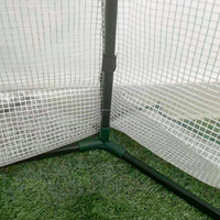 Invernadero Portátil Forma Cupola Tee Mini Serra, Carpa de Jardín Pequeña con Estructura de Acero para Patio Trasero, Resistente a la Lluvia o al Sol