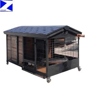 <span class=keywords><strong>Casa</strong></span> Moderna de Madera para Perros, Plegable e Impermeable, para Mascotas Familiares, con Características para el Entrenamiento de Orinal y la Adiestramiento Canino, Apta para Todas las Estaciones - Product Image 6